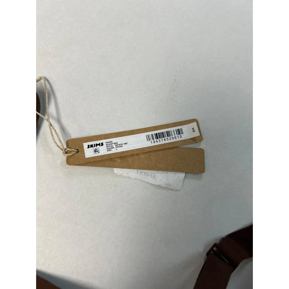 SKIMS Naked Scoop Bra Cocoa Size Large NWT - Picture 8 of 8